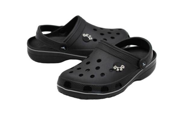 ABROS|COMFY 01-J|AZCB1504J|BLACK/L.GREY|JUNIOR'S CLOG - Image 3