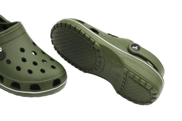 ABROS|COMFY 01-J|AZCB1504J|OLIVE/WHITE|JUNIOR'S CLOG - Image 4