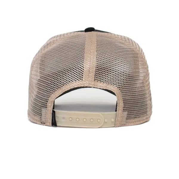 Goorin Bros The Cock Unisex Trucker Cap - Black | 101-0378-BLK - Image 2