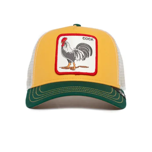 GOORIN BROS|101-0378|THE COCK|YELLOW|TRUCKER CAP - Image 3