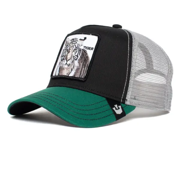 GOORIN BROS|101-0392|WHITE TIGER|DARK GREEN|CAPS