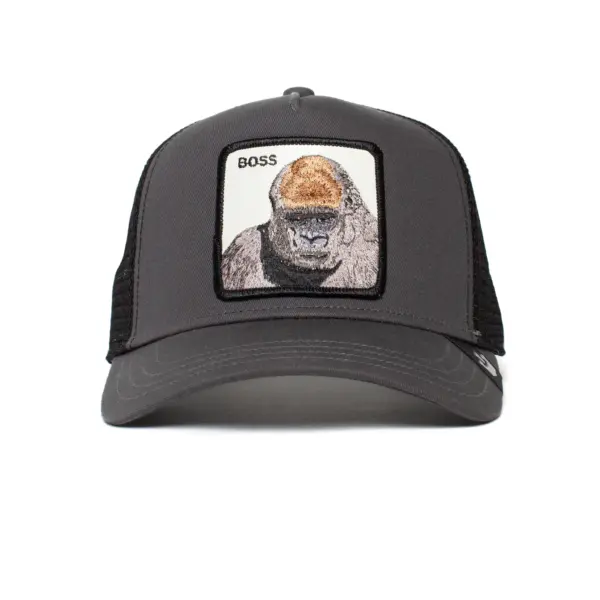 GOORIN BROS|101-0512|THE BOSS|CHARCOAL|TRUCKER CAP - Image 3