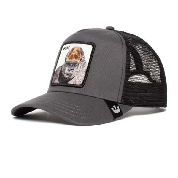 GOORIN BROS|101-0512|THE BOSS|CHARCOAL|TRUCKER CAP