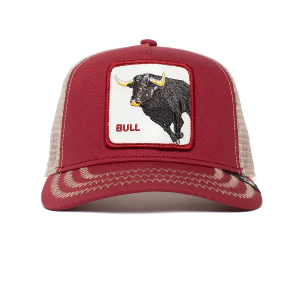 GOORIN BROS|101-0521|THE BULL|RED|TRUCKER CAP - Image 3