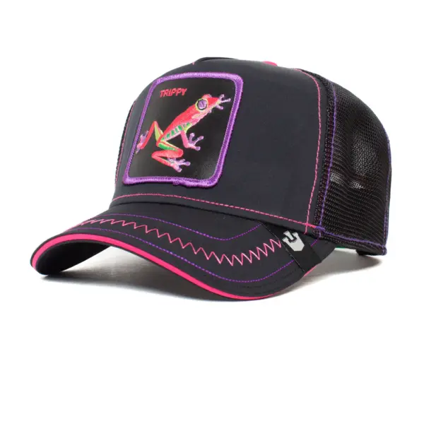GOORIN BROS|101-0801|TRIIIPPPY|BLACK|TRUCKER CAP