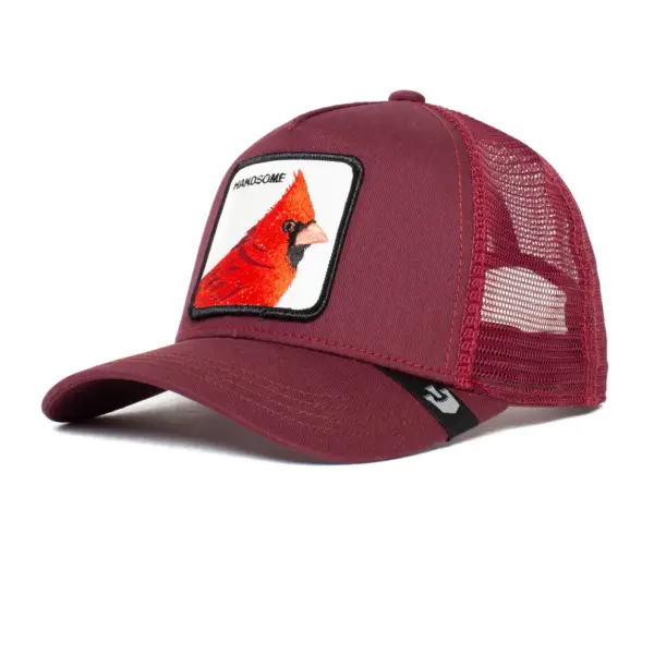 GOORIN BROS|101-1031|HANDSOME|MAROON|TRUCKER CAP