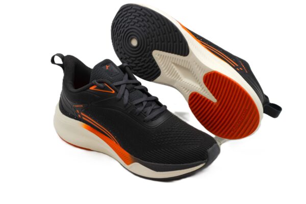 ABROS|FLOW|ASSG1400|D.GREY/ORANGE|MEN SHOES - Image 4