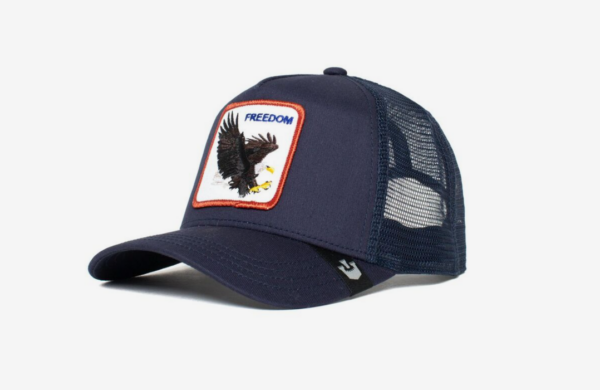 GOORIN BROS|101-1032|FREEDOM TRUCKIN|NAVY|TRUCKER CAP