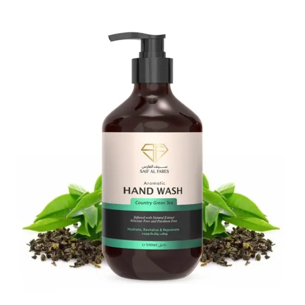 SAIF AL FARES|HAND WASH COUNTRY GREEN TEA 500ML