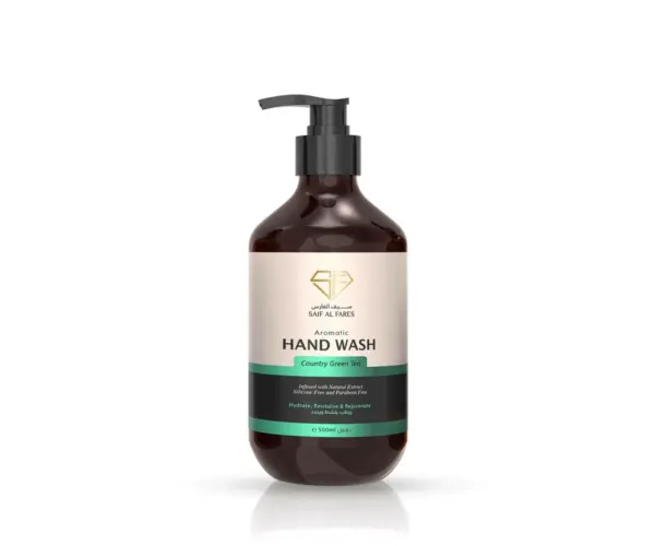 SAIF AL FARES|HAND WASH COUNTRY GREEN TEA 500ML - Image 2