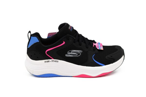 SKECHERS|D'LUX FITNESS|149847/BKMT|WOMEN'S SHOES