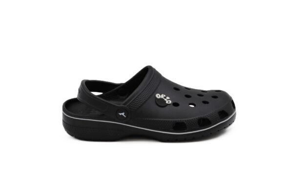 ABROS|COMFY 01-J|AZCB1504J|BLACK/L.GREY|JUNIOR'S CLOG