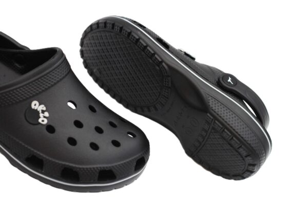 ABROS|COMFY 01-J|AZCB1504J|BLACK/L.GREY|JUNIOR'S CLOG - Image 4