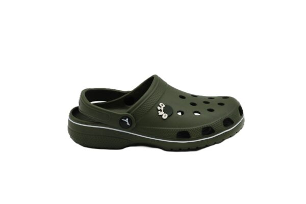 ABROS|COMFY 01-J|AZCB1504J|OLIVE/WHITE|JUNIOR'S CLOG