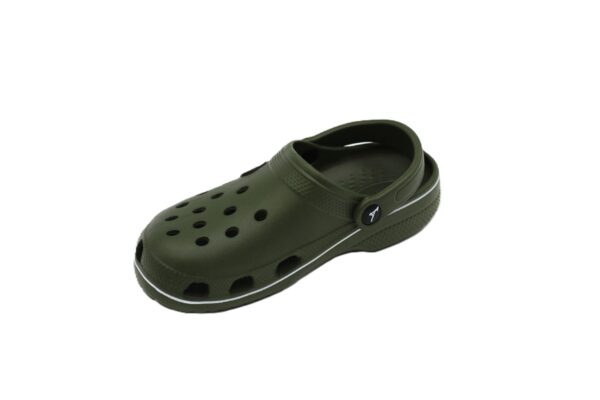 ABROS|COMFY 01-J|AZCB1504J|OLIVE/WHITE|JUNIOR'S CLOG - Image 2