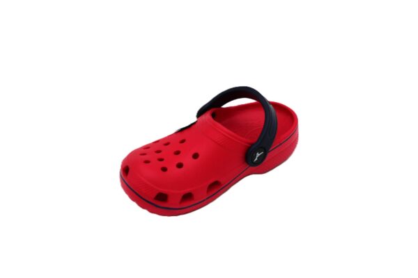 ABROS|ZCK0806-J|AZCK0806J|RED/NAVY|KIDS CLOG - Image 2