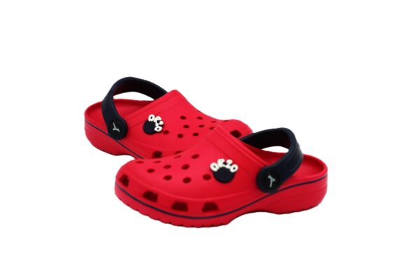 ABROS|ZCK0806-J|AZCK0806J|RED/NAVY|KIDS CLOG - Image 3