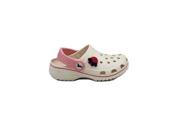 ABROS|ZCK0806-J|AZCK0806J|WHITE/PINK|KIDS CLOG