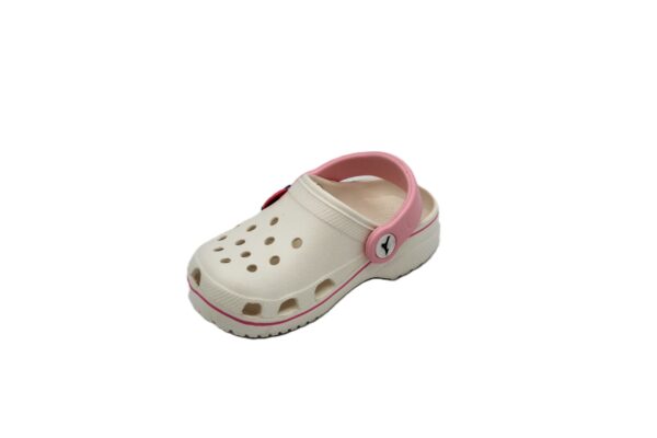 ABROS|ZCK0806-J|AZCK0806J|WHITE/PINK|KIDS CLOG - Image 2