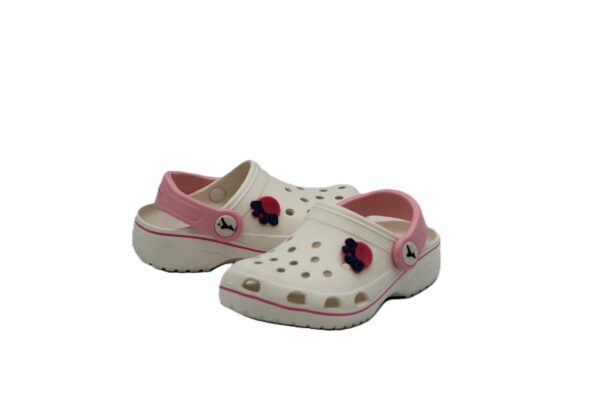 ABROS|ZCK0806-J|AZCK0806J|WHITE/PINK|KIDS CLOG - Image 3