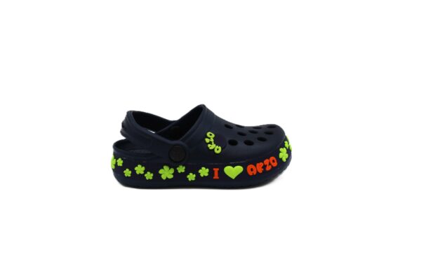 ABROS|ZCK0804-J|AZCK0804J|NAVY/P.GREEN|KIDS CLOGS