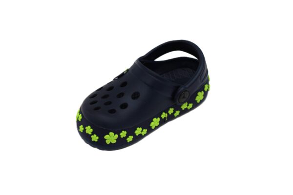 ABROS|ZCK0804-J|AZCK0804J|NAVY/P.GREEN|KIDS CLOGS - Image 2