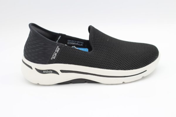 SKECHERS|GO WALK ARCH FIT|124879/BKW|WOMEN`S SHOE