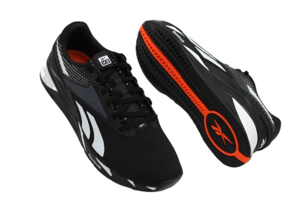 REEBOK|NANO X3|UNISEX|TRAINING SHOES|CBLK/FTWHT/SMORA - Image 4