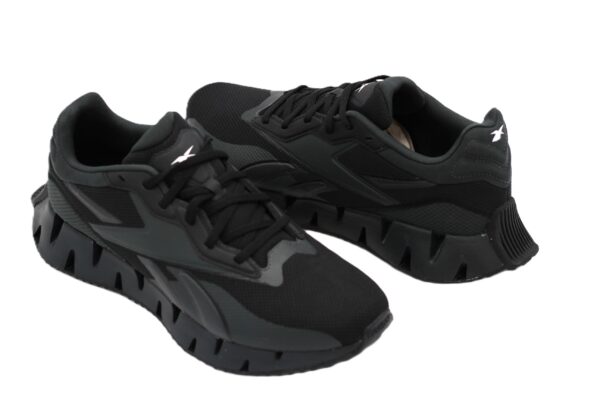 REEBOK|ZIG DYNAMICA 4|UNISEX|RUNNING|CBLK/PGRY/PURG - Image 3