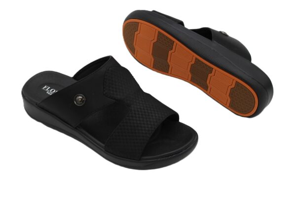 FLORINA|47307 BLACK|MEN'S SANDALS - Image 3