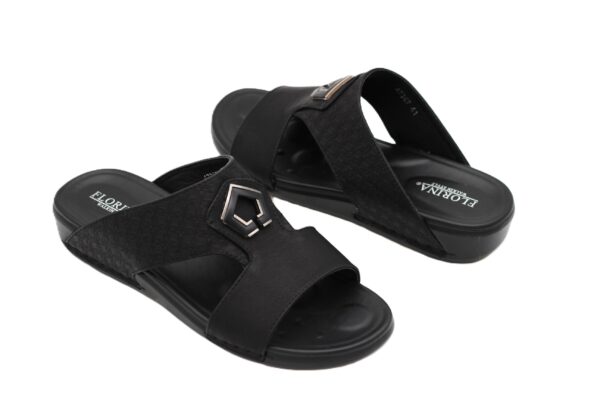 FLORINA|47367 BLACK|MEN'S SANDALS - Image 2