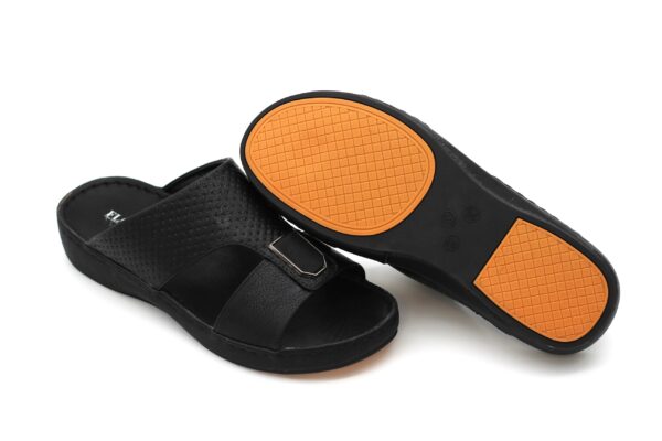 FLORINA|47400 BLACK|MEN'S SANDAL - Image 3