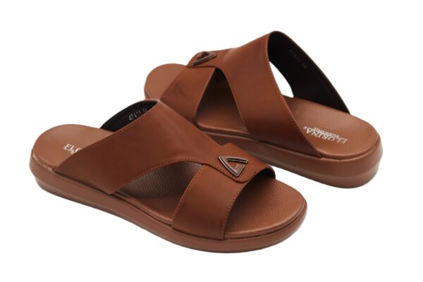 FLORINA |MEN'S  SANDAL | 47411/BROWN - Image 2