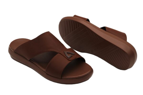 FLORINA |MEN'S  SANDAL | 47411/BROWN - Image 3