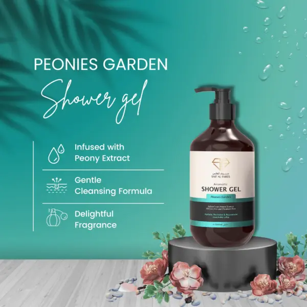 SAIF AL FARES|SHOWER GEL PEONIES GARDEN 500ML - Image 2