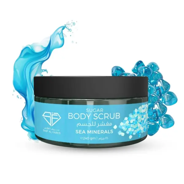 SAIF AL FARES|SUGAR BODY SCRUB SEA MINERALS 240GM