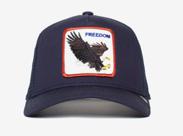 GOORIN BROS|101-1032|FREEDOM TRUCKIN|NAVY|TRUCKER CAP - Image 2