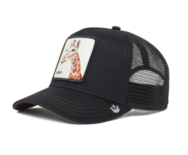 GOORIN BROS|101-0659|THE GIRAFFE|BLACK|TRUCKER CAP
