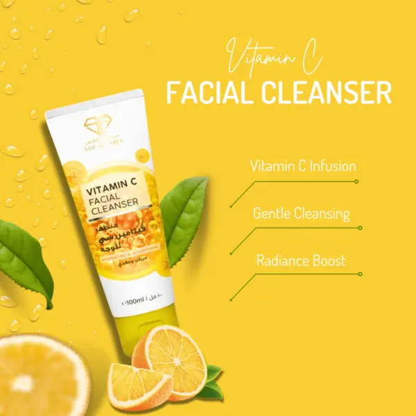 SAIF AL FAERS|VITAMIN C|FACIAL CLEANSER|100ml. - Image 3