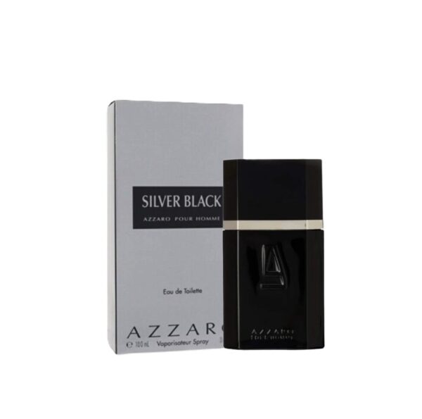 AZZARO|SILVER BLACK|EAU DE TOILETTE|FOR MEN|100ml