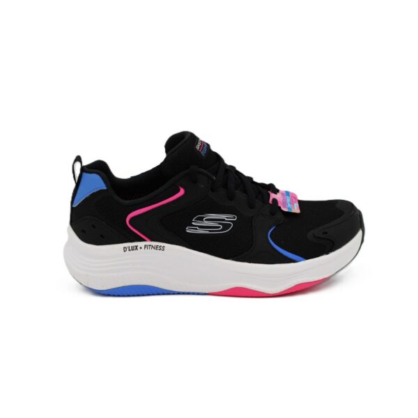 SKECHERS|D'LUX FITNESS|149847/BKMT|WOMEN'S SHOES