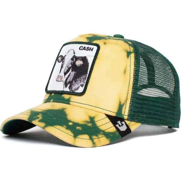 GOORIN BROS|101-0847|ACID COW|GREEN|TRUCKER CAP