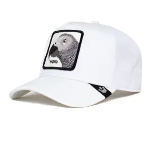 GOORIN BROS|101-1043|PLATINUM WORD|WHITE|CAP