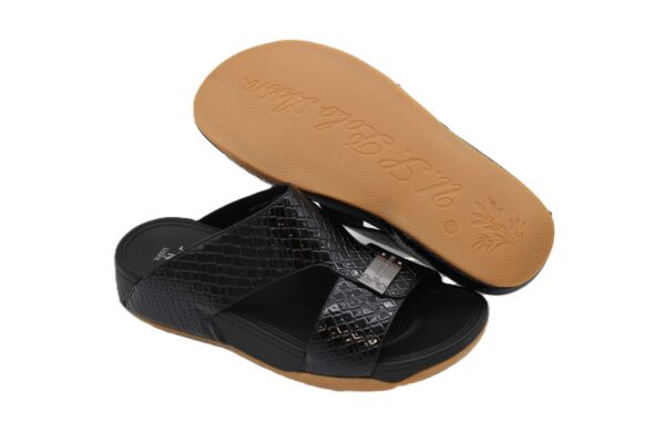 US POLO|DANETTA GLB 5FX|BLACK|MEN'S SANDALS - Image 4