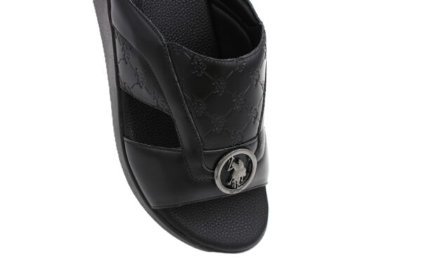 US POLO|DAKOTA GLB 5FX|BLACK-BLACK|MEN'S SANDALS - Image 3