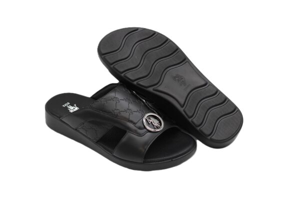 US POLO|DAKOTA GLB 5FX|BLACK-BLACK|MEN'S SANDALS - Image 4