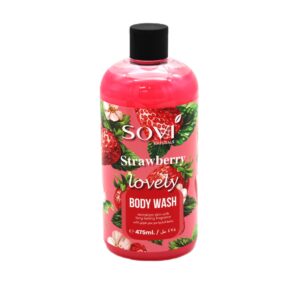SOVI STRAWBERRY LOVELY|BODY WASH|475ML