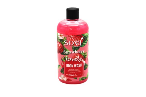 SOVI STRAWBERRY LOVELY|BODY WASH|475ML
