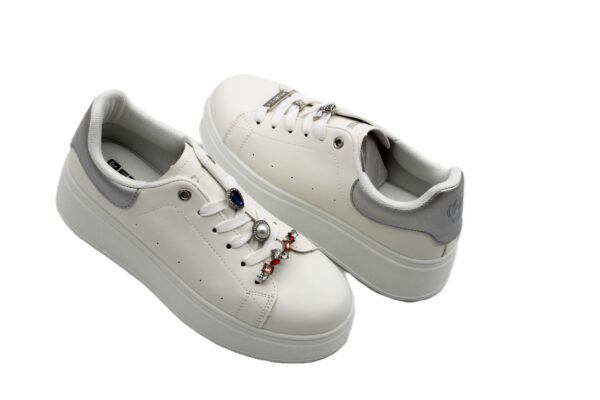 FREDDY-FY 7651-WHITE/SILVER-WOMEN'S SHOES - Image 3