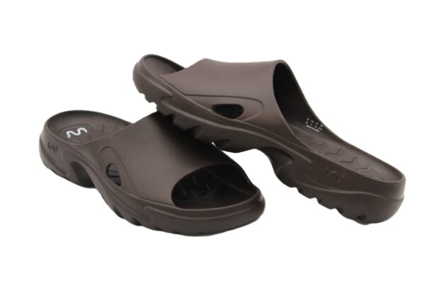 DOUBLEU-8102-C BROWN-MEN'S SLIDE - Image 2